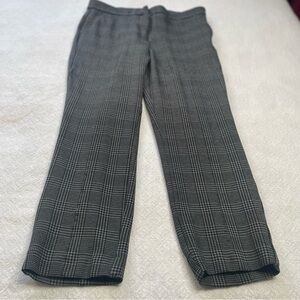 Banana Republic Black and Gray Checkered Dress Pants ~ Size 10 ~ Professional